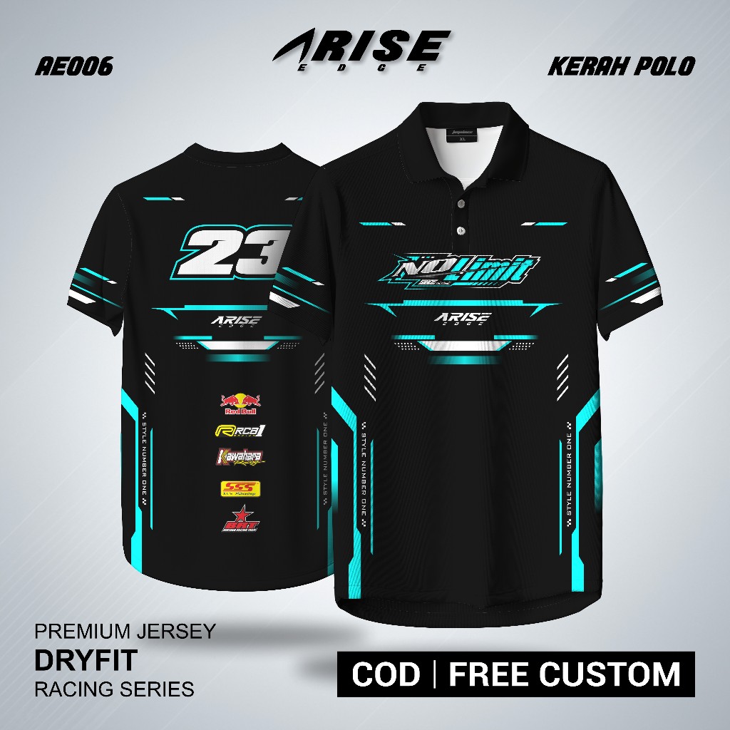 JERSEY RACING CUSTOM NAMA - KAOS BAJU JERSEY RACING