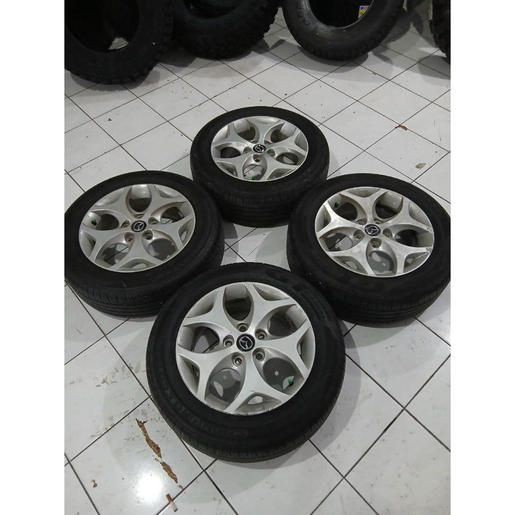 VELG MOBIL SECOND STANDARD BIANTE RING 16 LEBAR 6 | PELEK MOBIL BIANTE/INNOVA/RUSH/CRV/BRV DLL R16X6