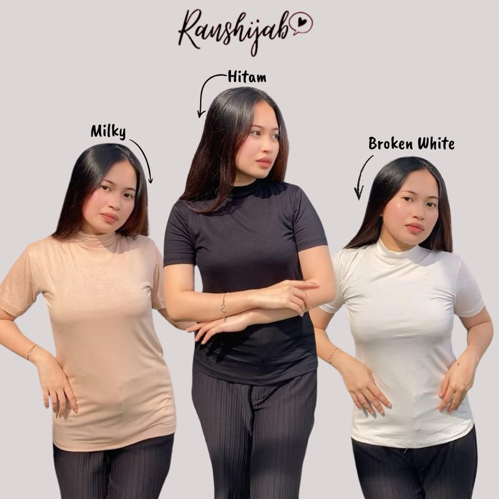 Manset Lengan Pendek Bahan Kaos Rayon Adem