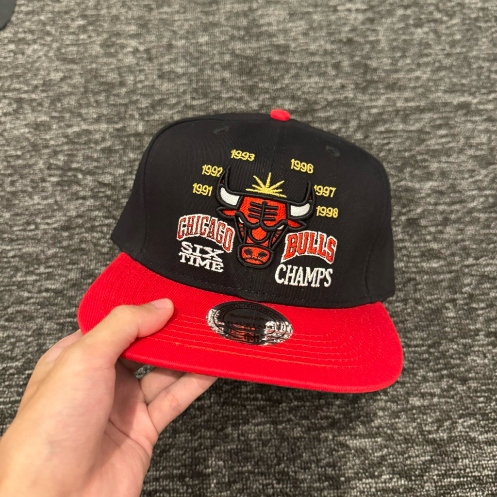 Topi Snapback NBA Chicago Bulls Import