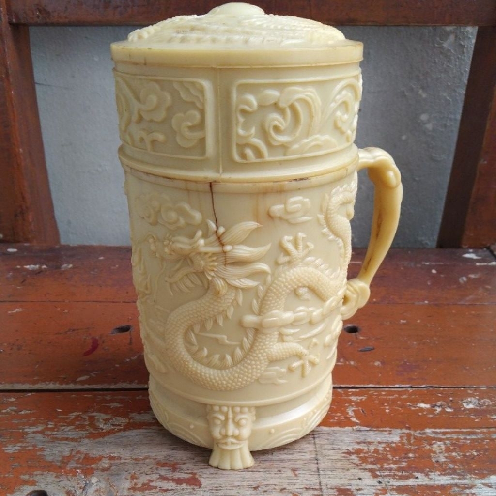 CANGKIR TEH TANAH LIAT CINA JADUL