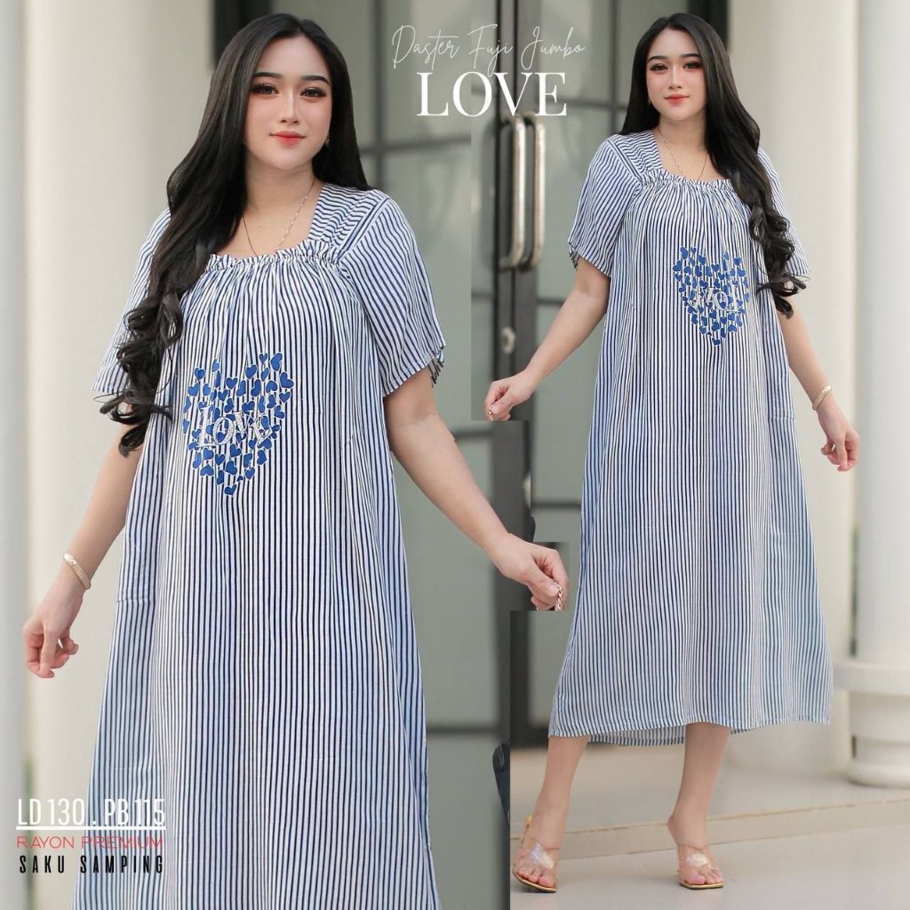 DRESS FUJI PITA SALUR MOTIF BATIK KARET DADA DASTER WANITA TIARA  LD 120 CM PB 110 CM BAHAN RAYON PR