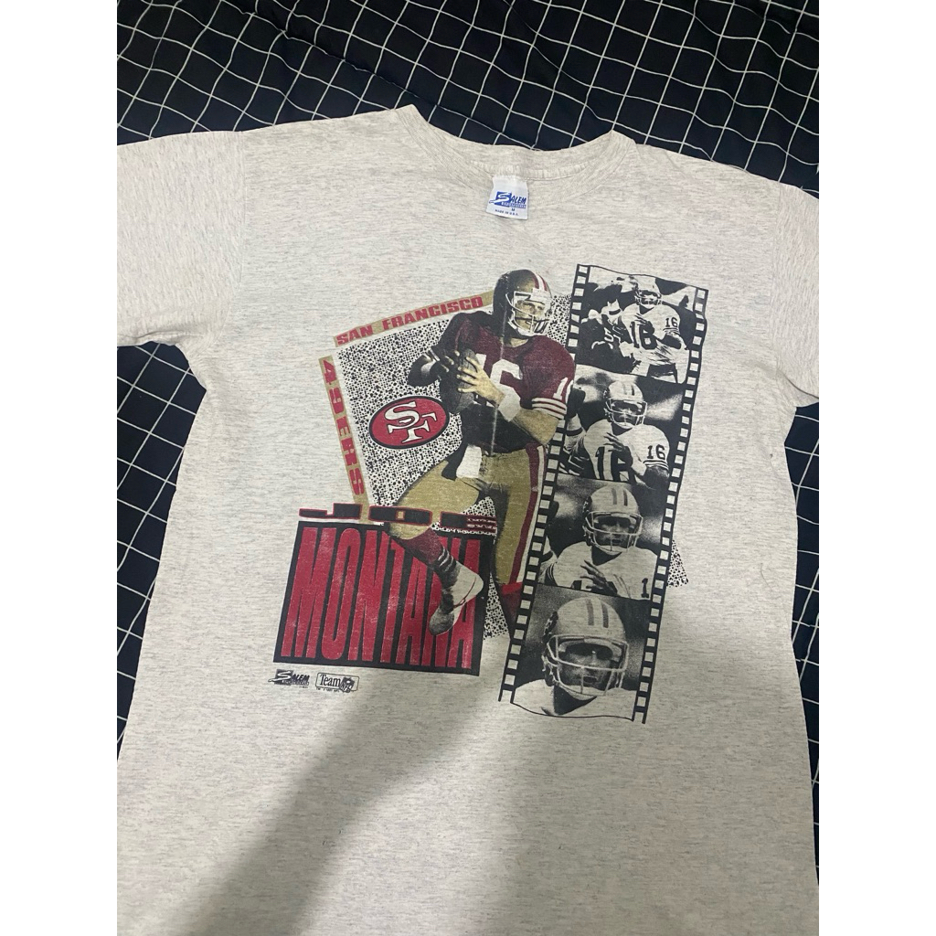 Kaos Vintage NFL San Francisco 49ers Joe Montana