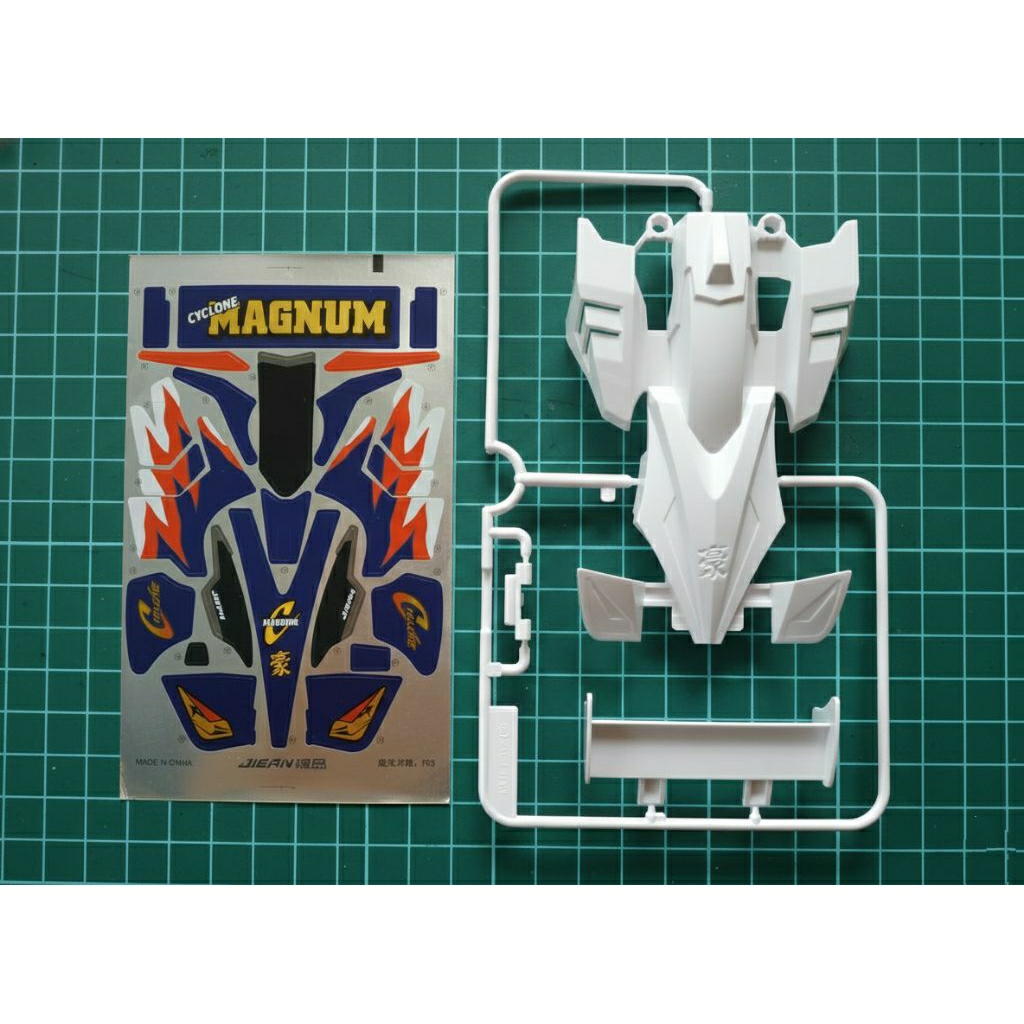 Body Tamiya Cyclone Magnum Chassis Super TZ TZX Loose Part JIEPIN