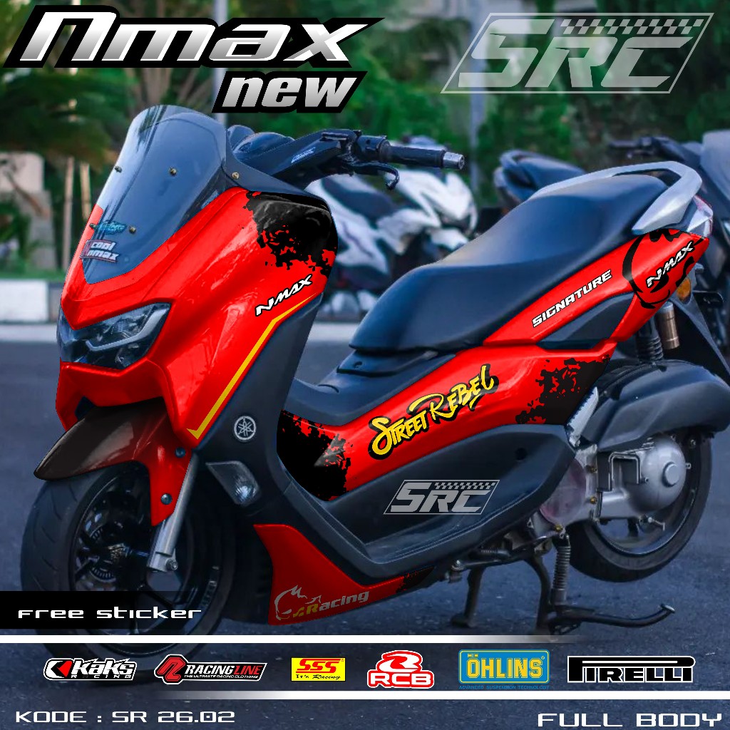 COD Decal Sticker Full Body All New Nmax Tahun 2020 2021 2022 2023 2024 Sticker Full Body Nmax New M