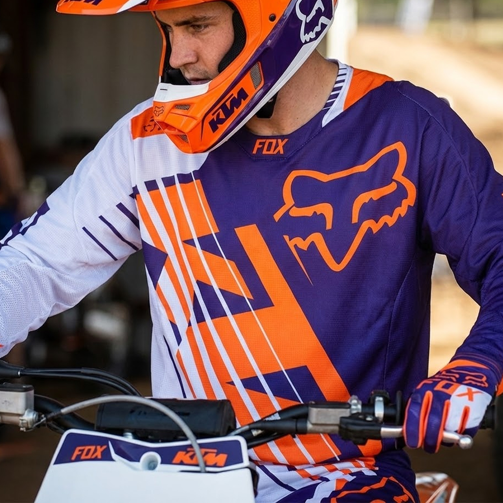 Fox KTM 360 Jersey Trail Adventure Trabas / Jersey Motocross / Jersey Motor Cross Original FoxRacing