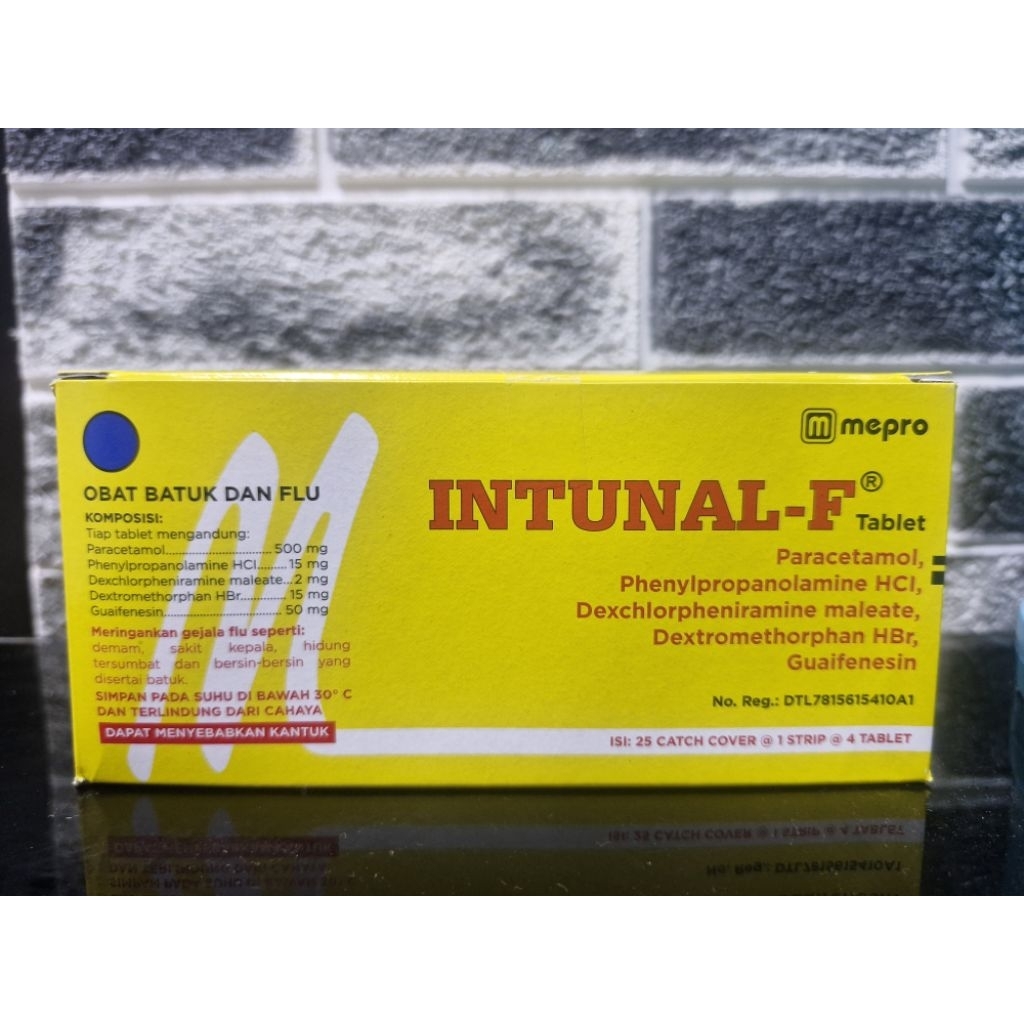 Intunal f box isi 25 strip@4 kaplet