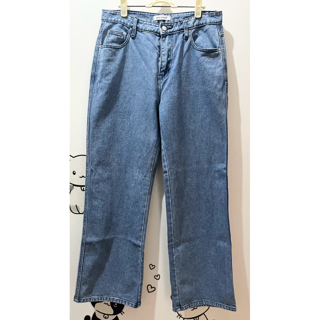 BCK Celana Jeans Misel (warna aqua)