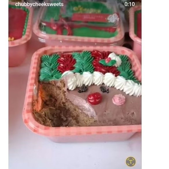 hamper natal - kue bolu korean bento kue hamper lapis surabaya christmas cake natal tahun baru