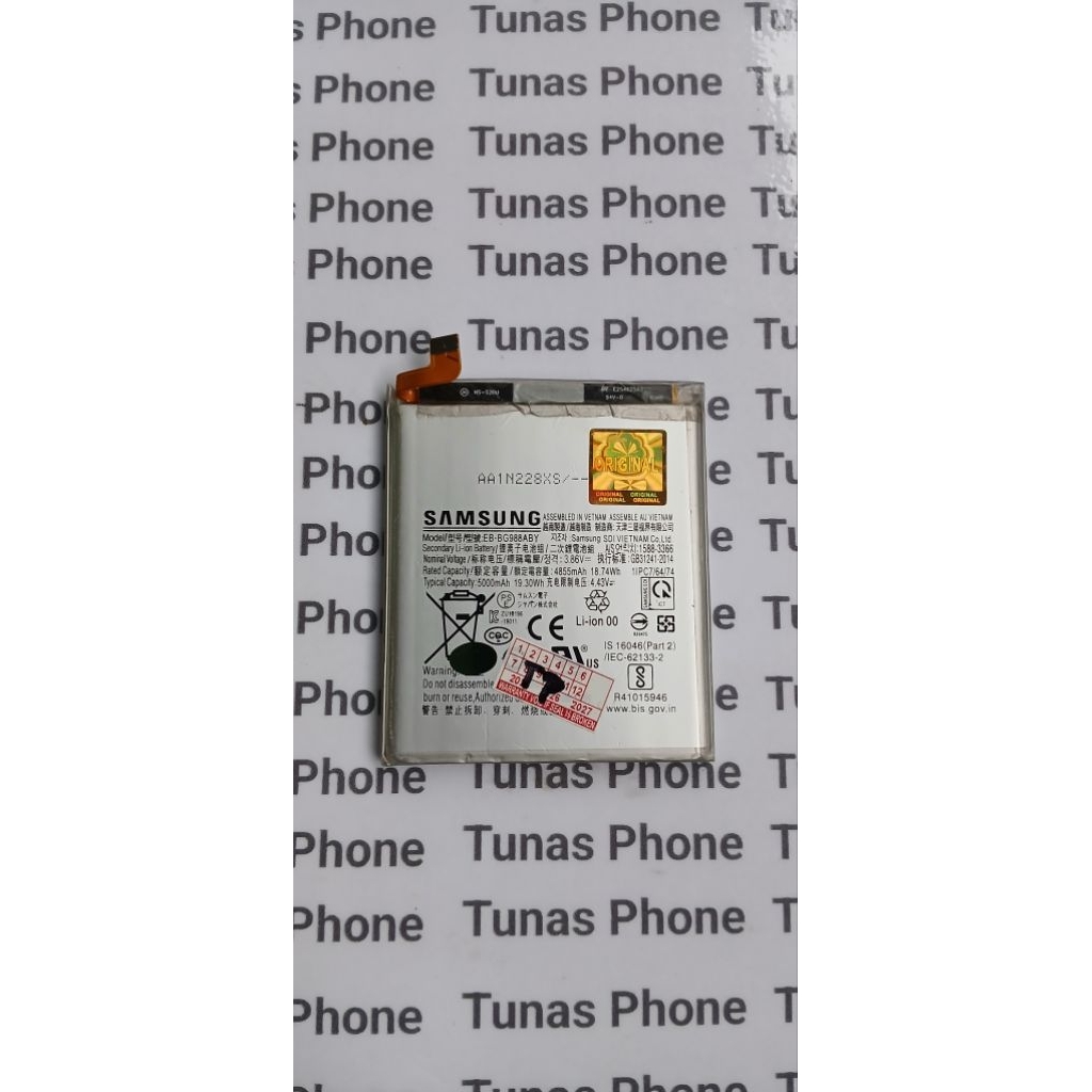 BATERAI BEKAS SAMSUNG S20 ULTRA BACA DESKRIPSI