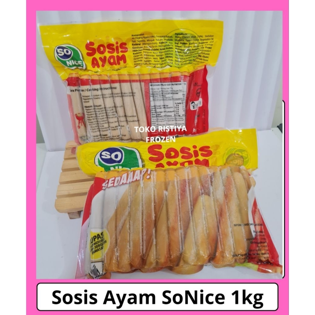 So Nice Sosis Ayam 1kg