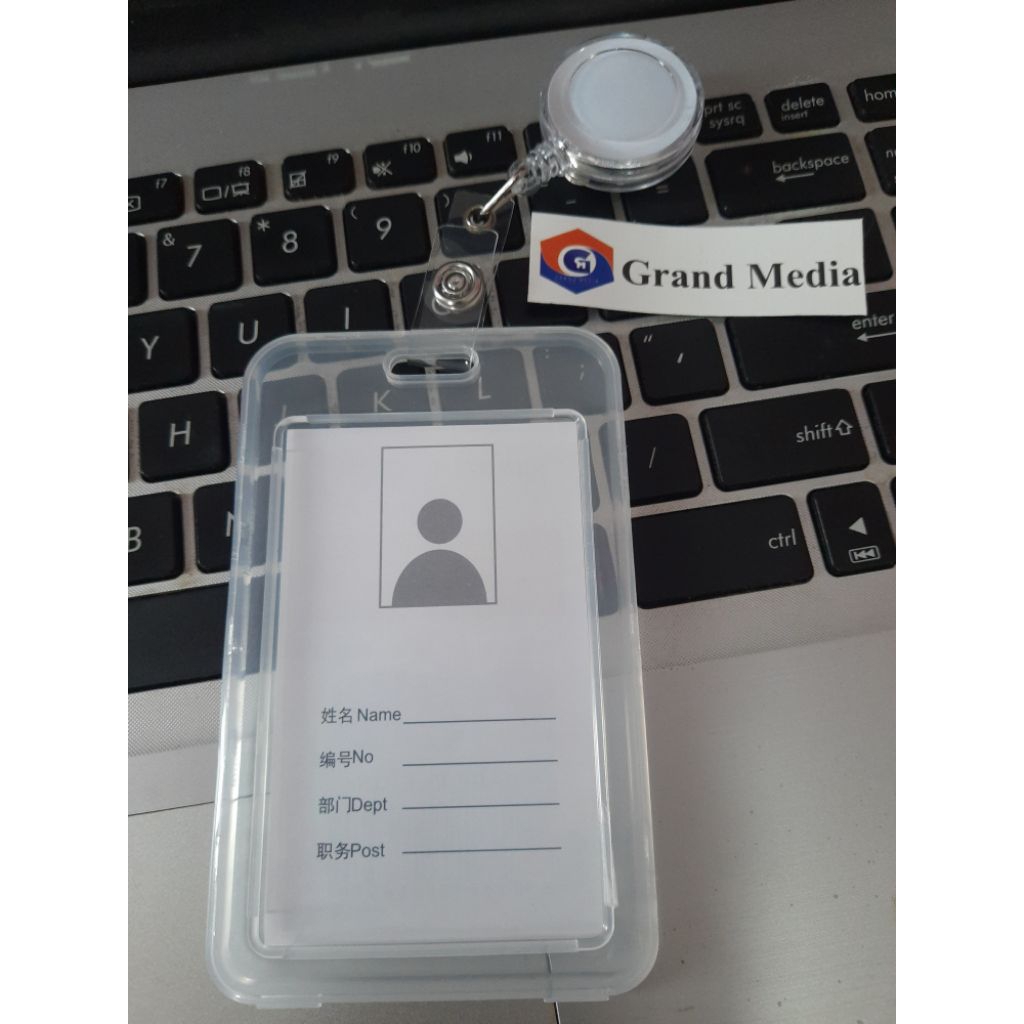 Tempat Id Card 2 Sisi dan Yoyo Id Card Bening