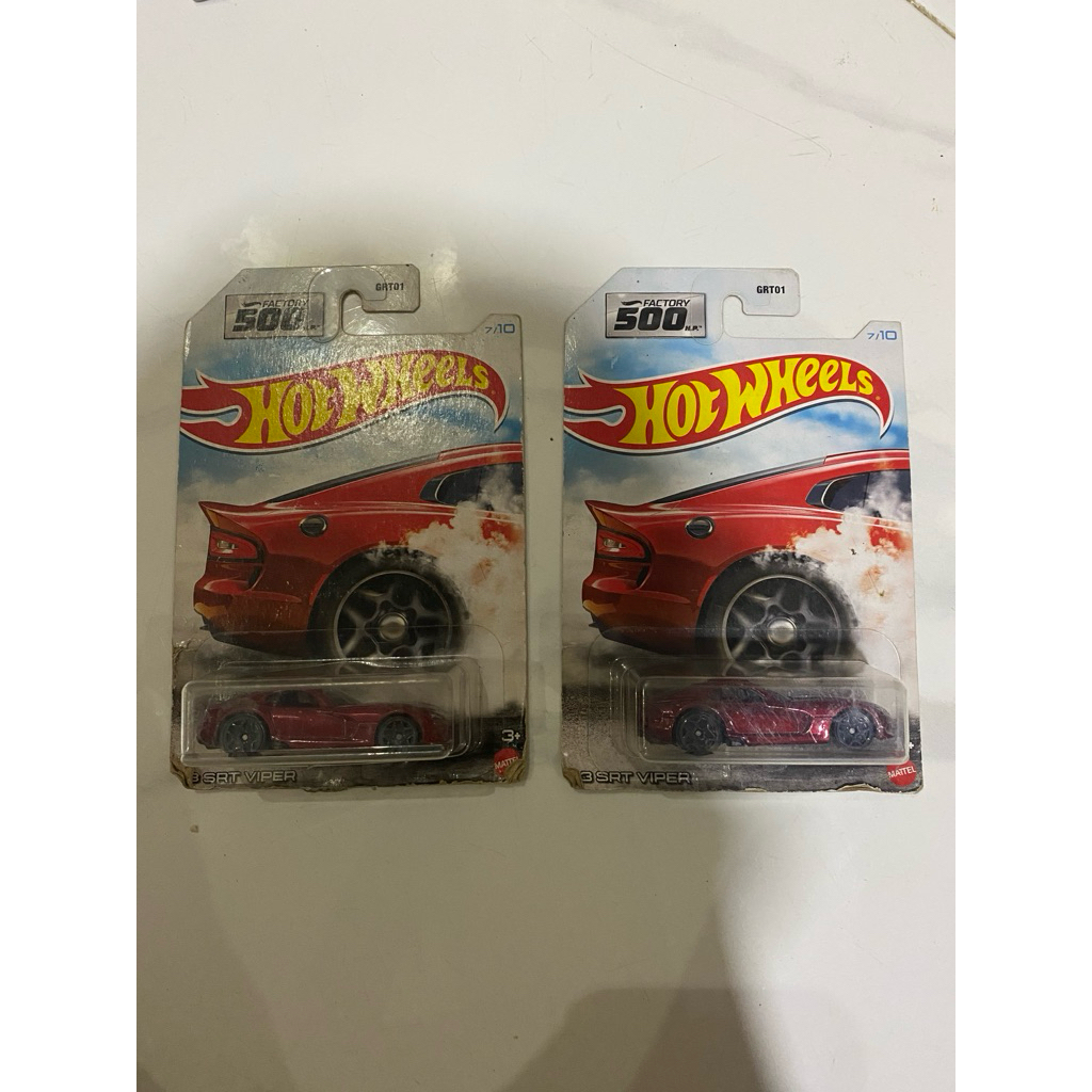 hot wheels 13 srt viper factory 500 h.p.r