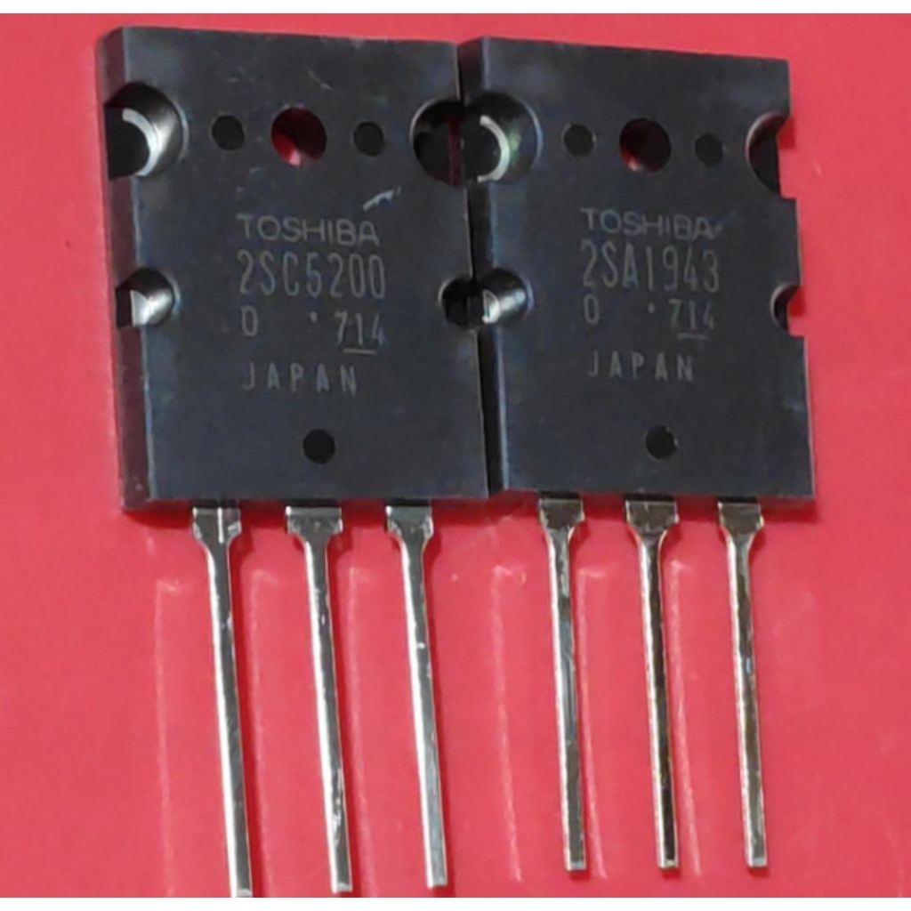 transistor thosiba 1 set 5200 1943 2sc5200 2sa1943