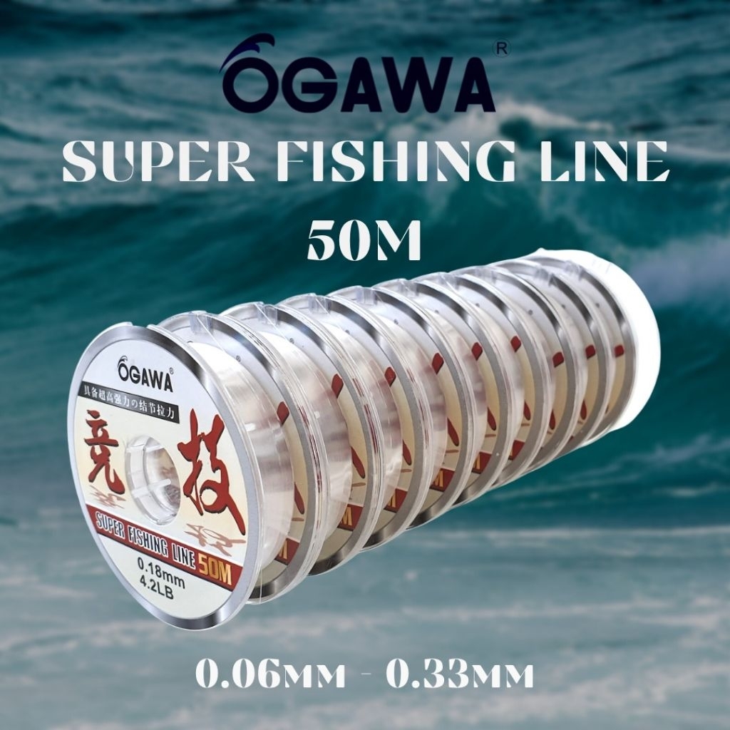 SENAR OGAWA SUPER FISHING 0.06 SAMPAI 0.20 MM