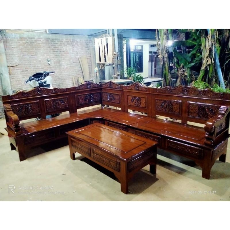 KURSI TAMU SUDUT BAGONG,BAGONG RAHWANA,SUDUT MURAH