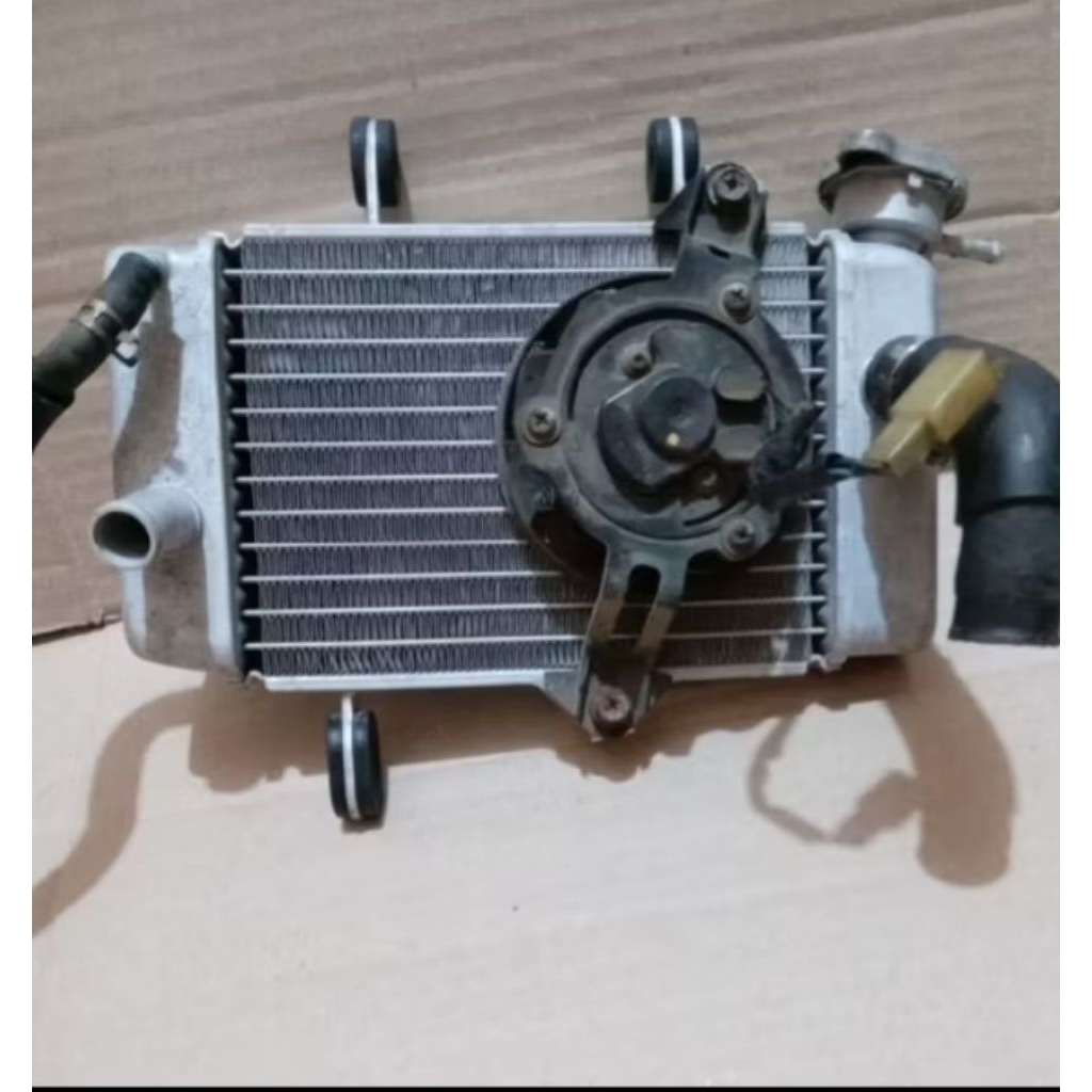 Radiator set kipas yamaha jupiter mx new 135,jupiter mx old seken original copotan motor