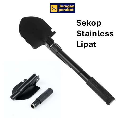 Sekop Lipat Camping Pacul Portable Tactical Survival