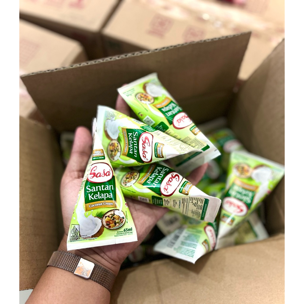 SASA SANTAN 65ml 1karton/SASA SANTAN CAIR/SANTAN INSTAN SASA