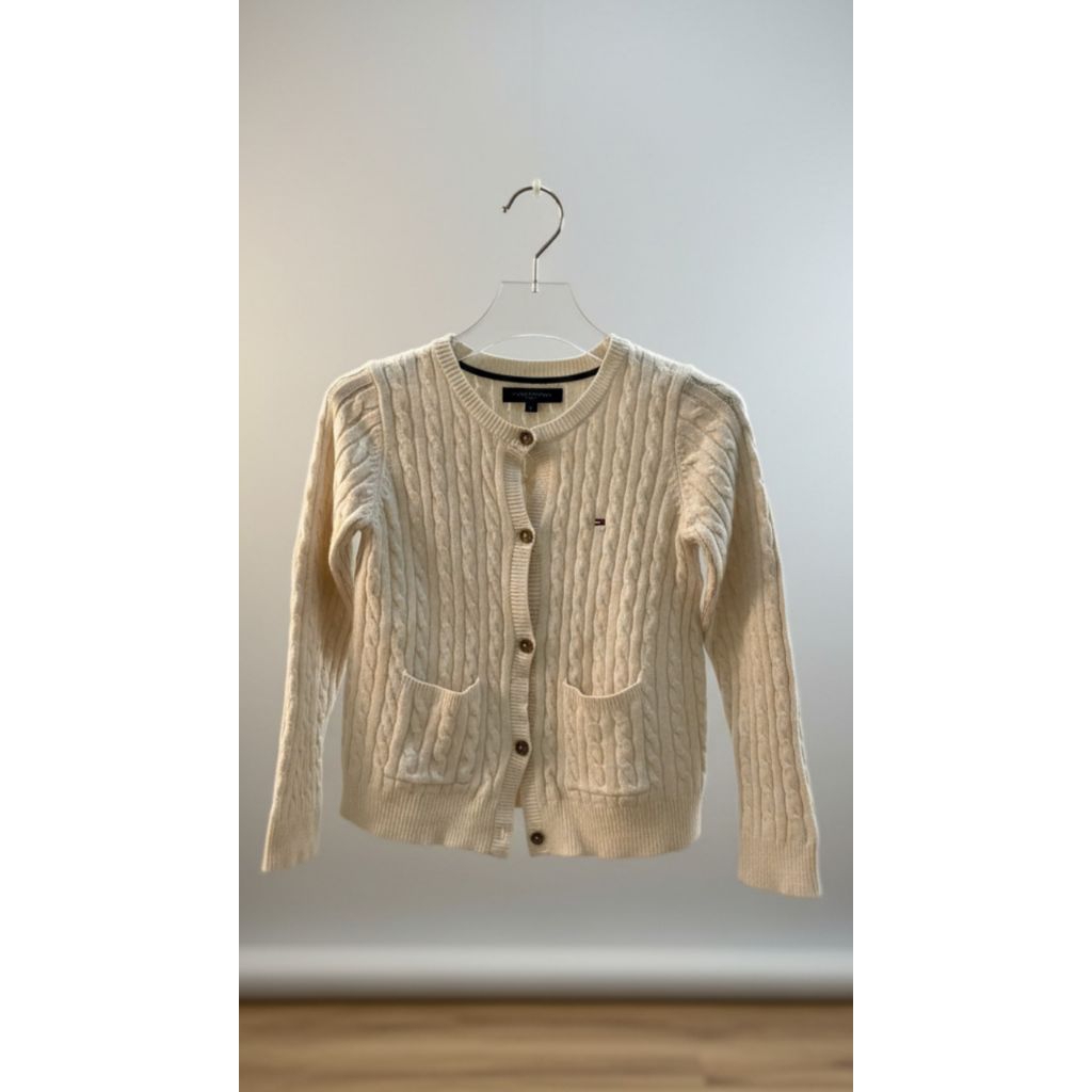 PRELOVED  Baju Atasan Anak Perempuan Lengan Panjang Tommy Hilfiger / Jaket / Sweater Rajut / Baju Ha