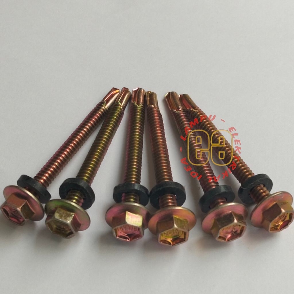 SKRUP ROFING | BAUT ATAP KUNING | ROFFING MURAH | BAUT ROOFING 7 CM