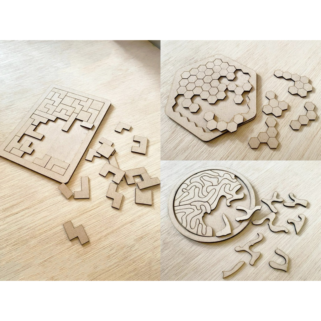 Puzzle Kayu - Mainan Edukatif untuk Anak-anak dan Dewasa