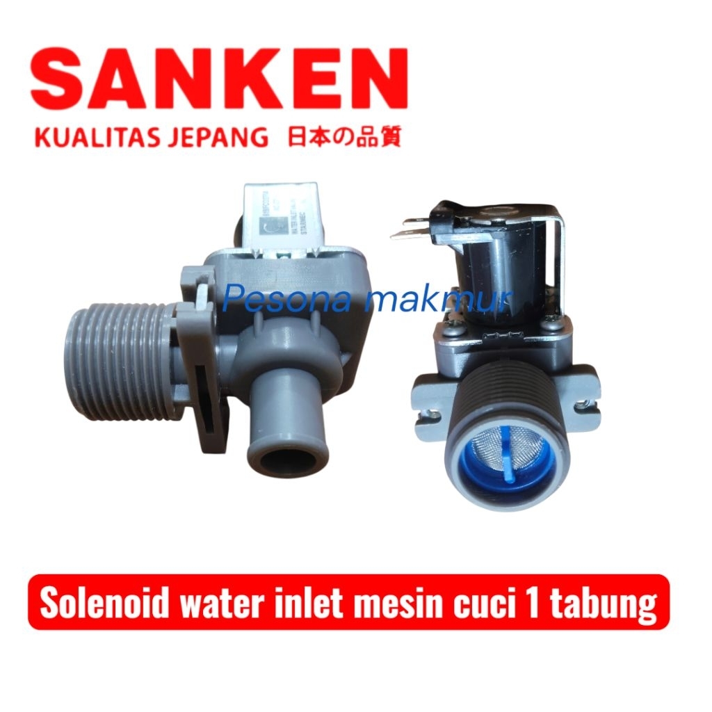 solenoid selenoid water inlet mesin cuci sanken 1 tabung
