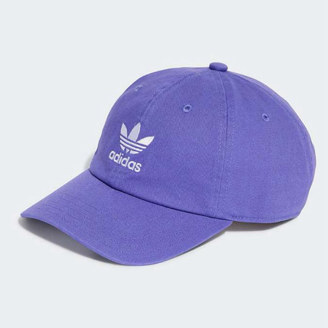 Adidas Classic Trefoil Caps Purple Original Resmi