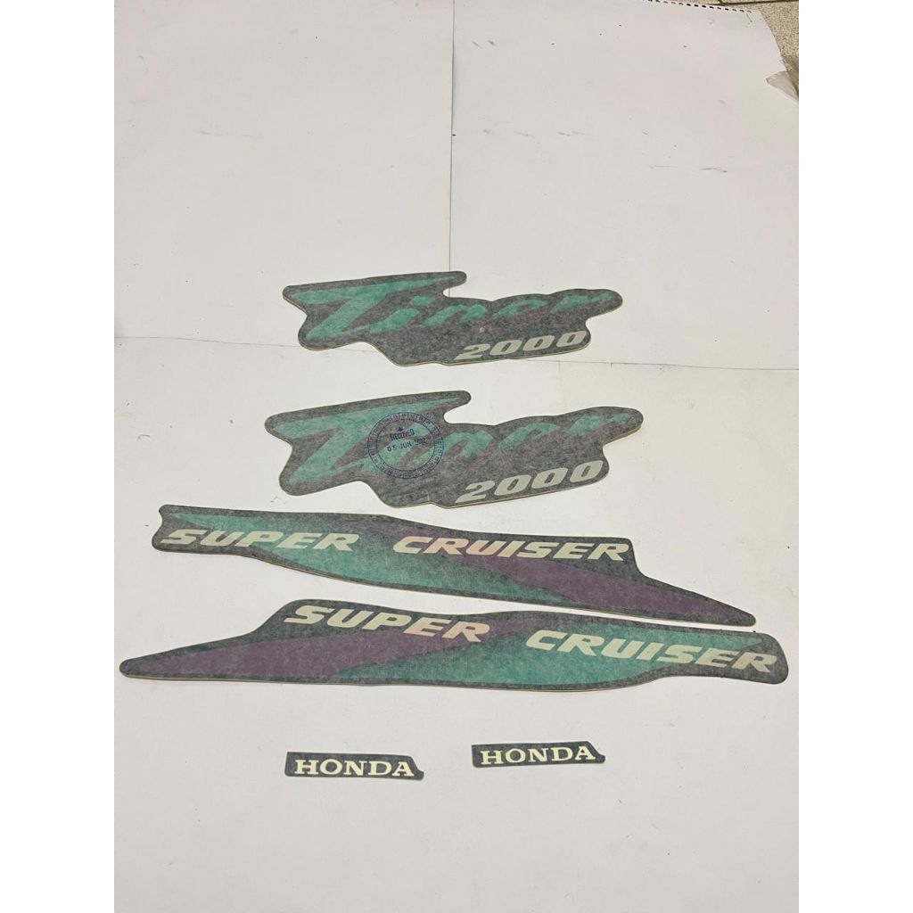 STRIPING HONDA TIGER 2000 TILAS TILAM ORIGINAL STIKER TIGER 2000 ORIGINAL laminasi