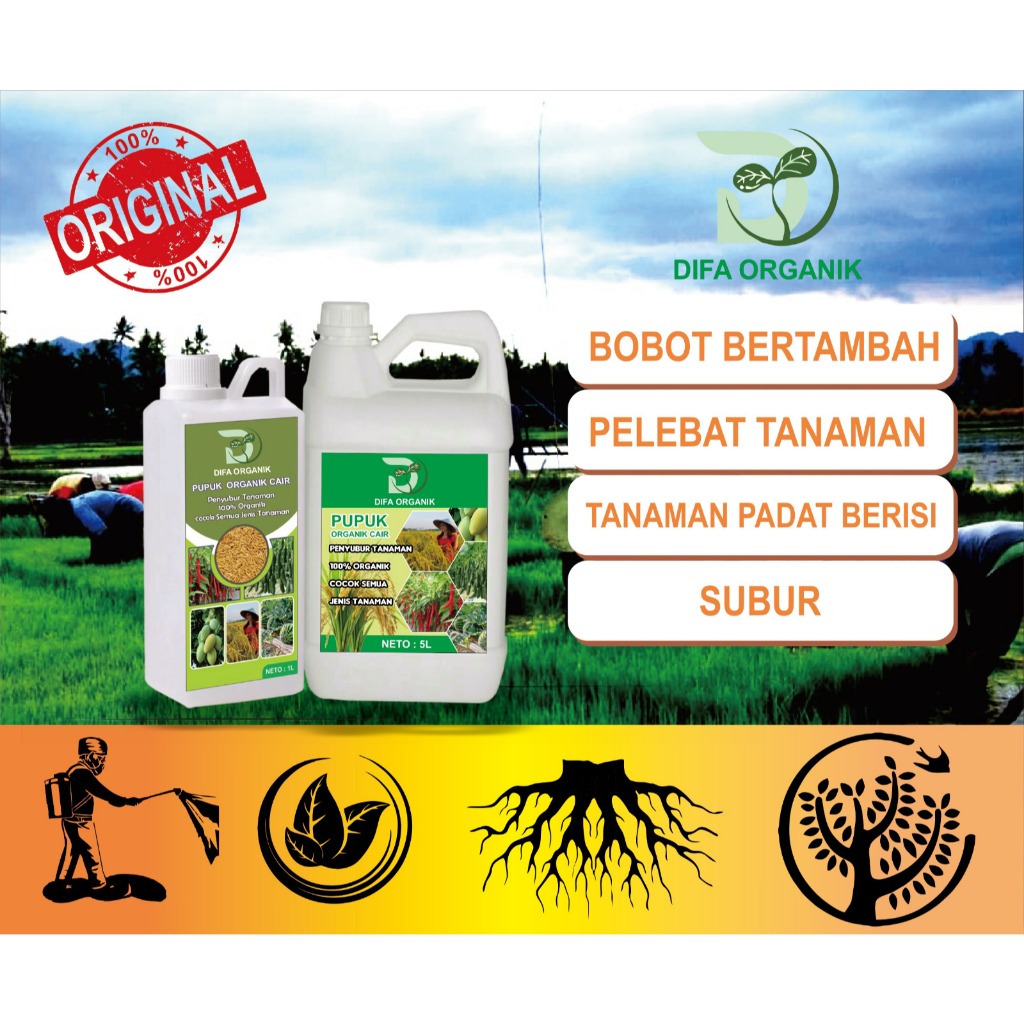 DIFA ORGANIK PUPUK ORGANIK CAIR 1 LITER