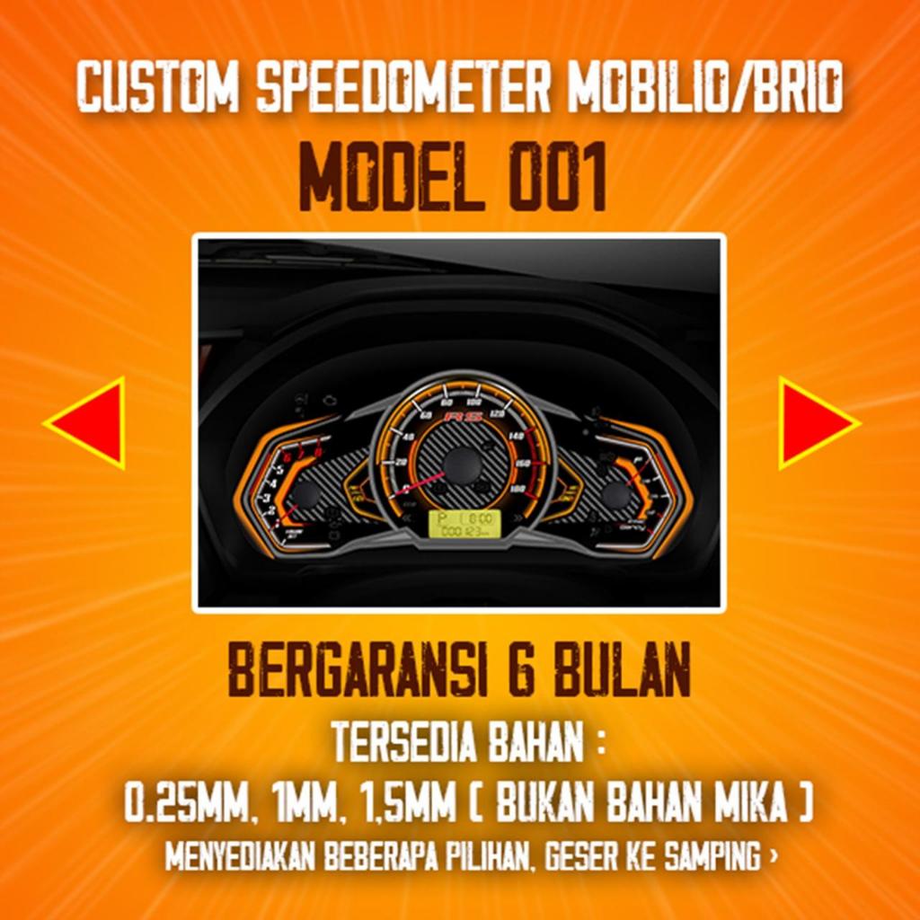 Speedometer Custom BRIO / Mobilio Model 001-005