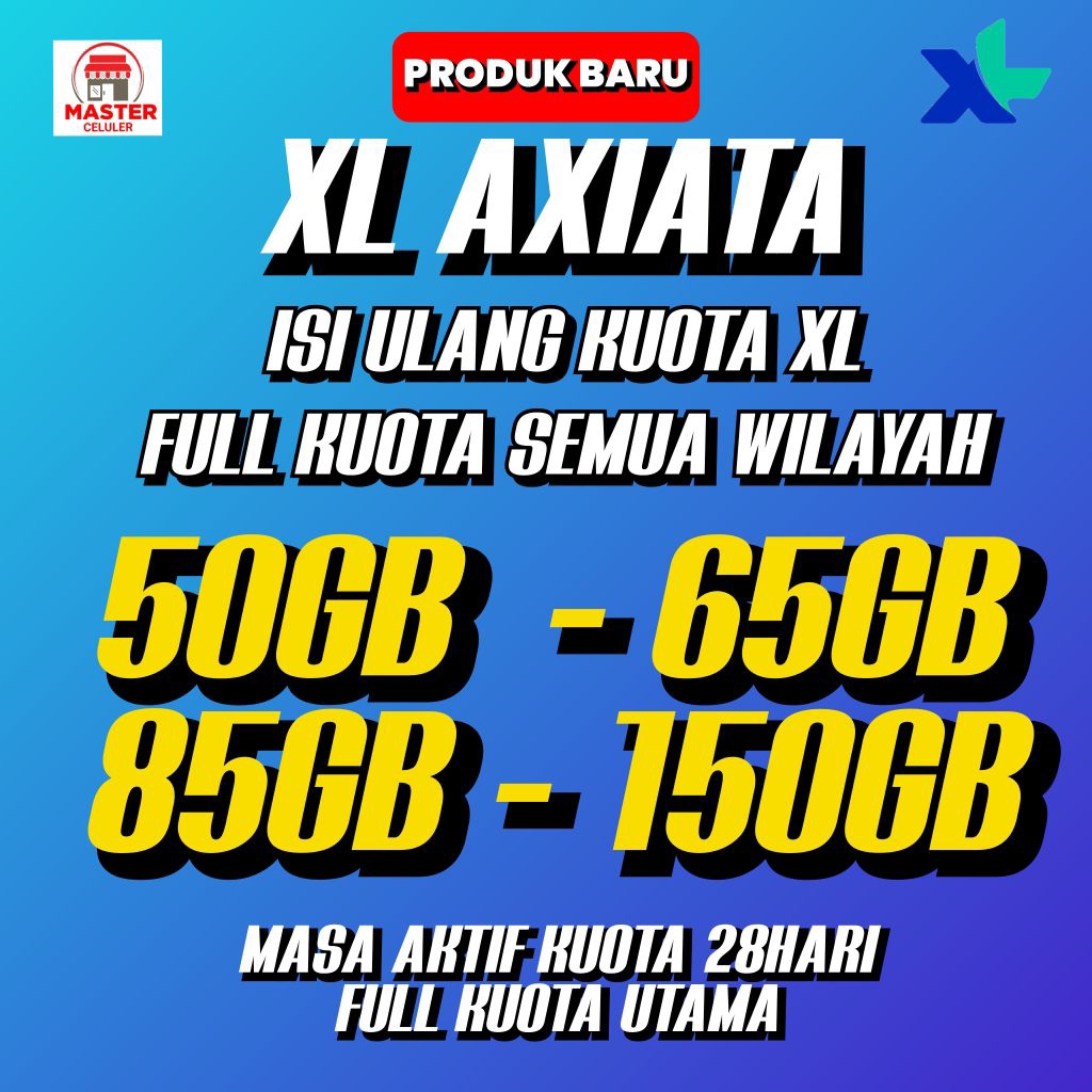 KUOTA XL MURAH, FLEX MAX 50GB 65GB 80GB 150GB