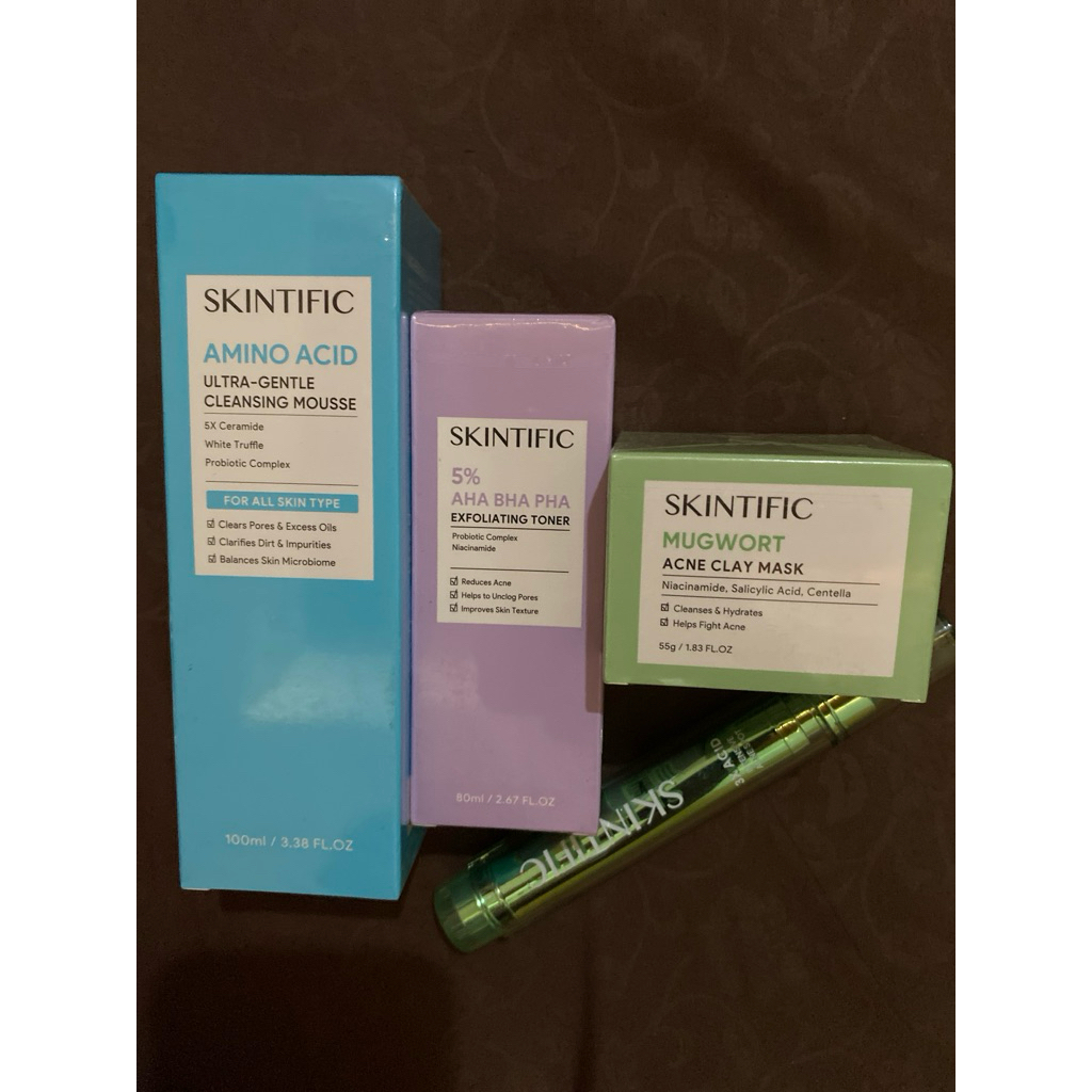 SKINTIFIC acne series original 100%