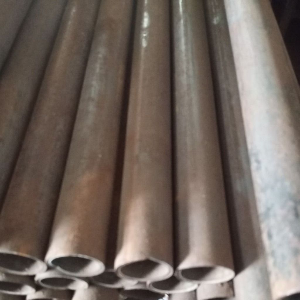 Besi pipa 1/4 inch tebel 3 mm od 37 id 30 panjnag 50 cm- 100 cm