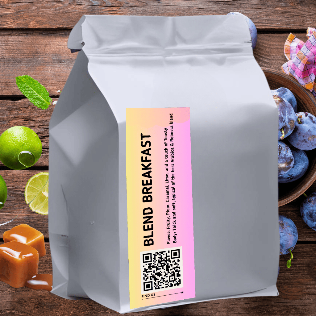 Biji Kopi Breakfast Blend 1000 Gram Arabika Robusta Mamasa
