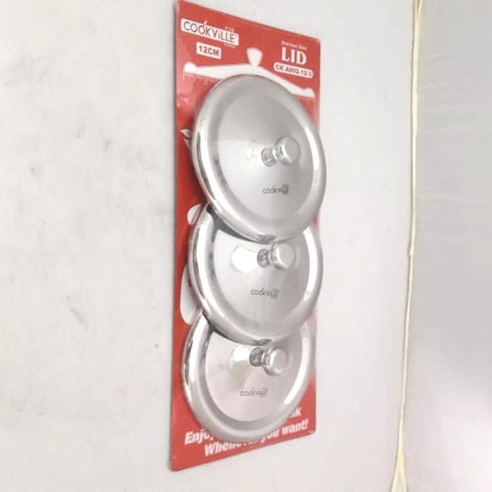 Tutup gelas atau mug stainless Cookville 110 mm Alat Dapur Stainless