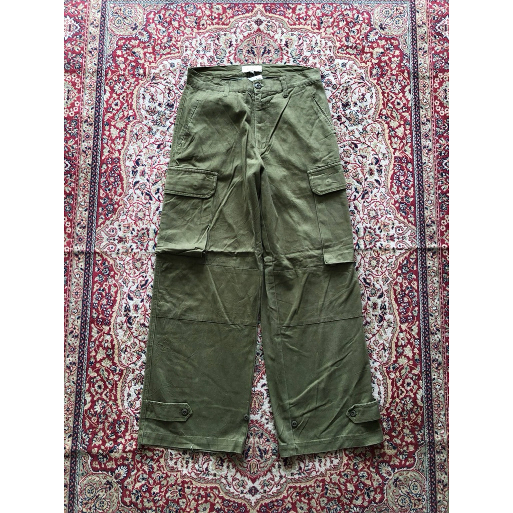 Celana Mono mart cargo wide pants HH219