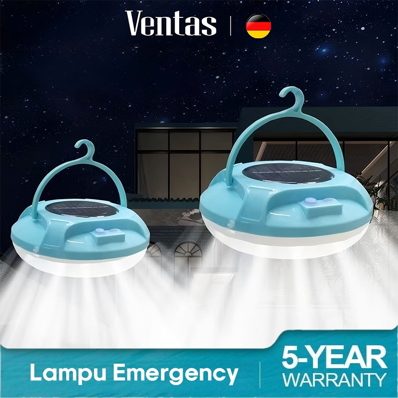 Lampu Gantung Emergency Tenaga Surya dengan Panel Solar untuk Outdoor