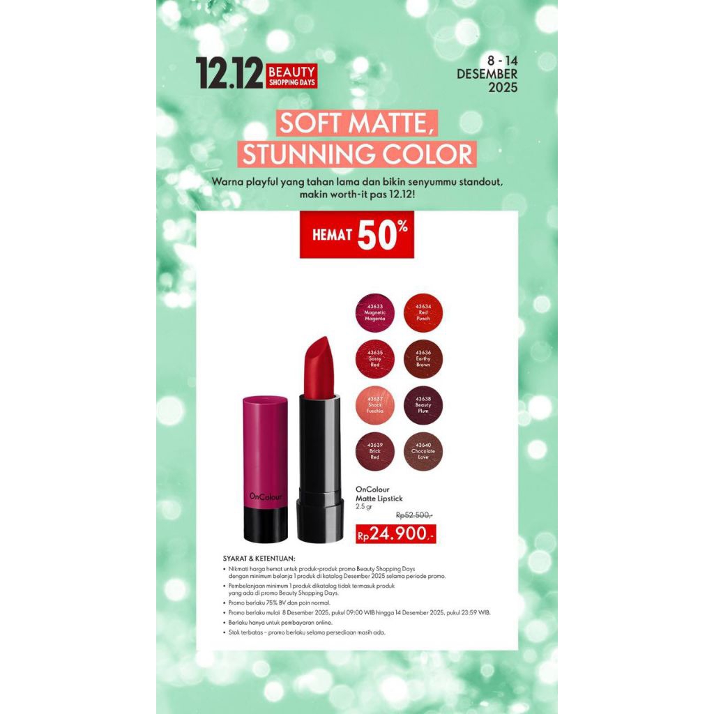 OnColour Matte Lipstick