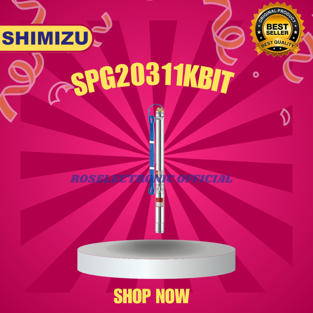 Pompa Air Shimizu SPG20311KBIT Semi Jet Pump 200 Watt SPG20311KBIT