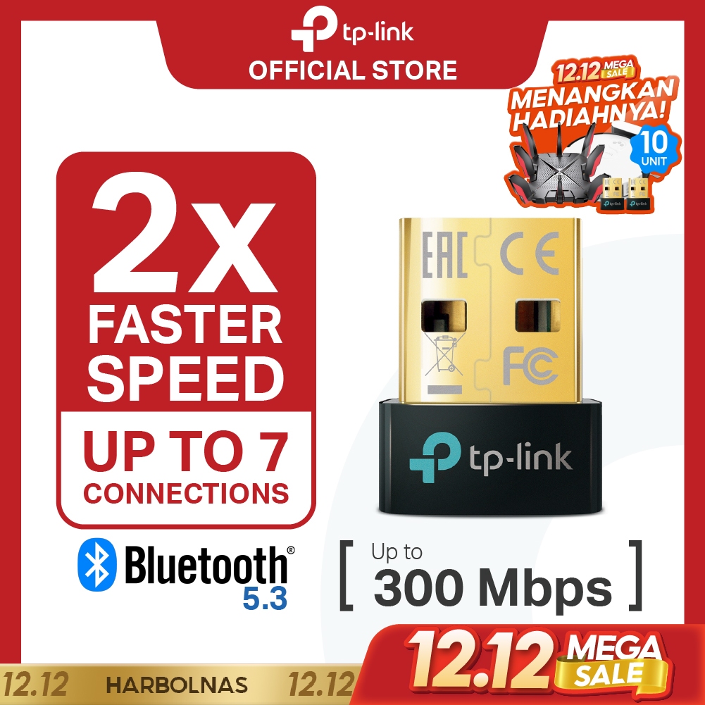 TP-Link UB500 | Bluetooth 5.3 Nano USB Adapter| Bluetooth Dongle | PC Laptop | UB500 Plus