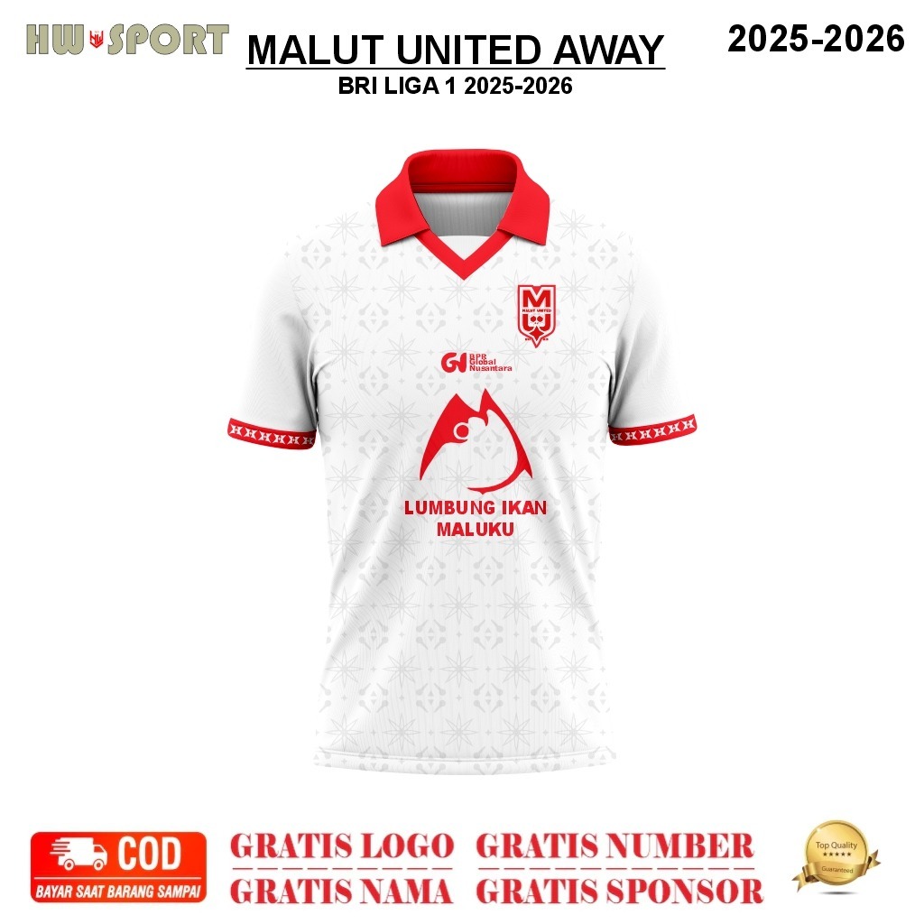 JERSEY AWAY MALUT UNITED 2025/2026