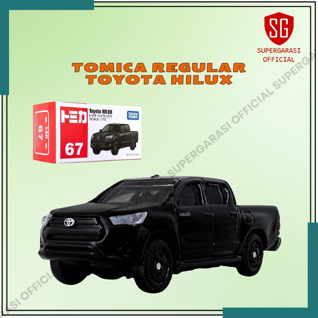 Mobil Diecast Tomica Reguler Toyota Hilux Hitam