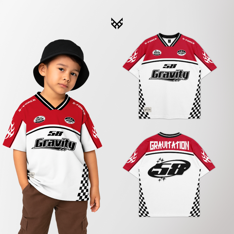 Nevvton Schumi - Raceton Catalog - Jersey Anak - Jersey Racing Jersey Balap - Jersey Motoran anak