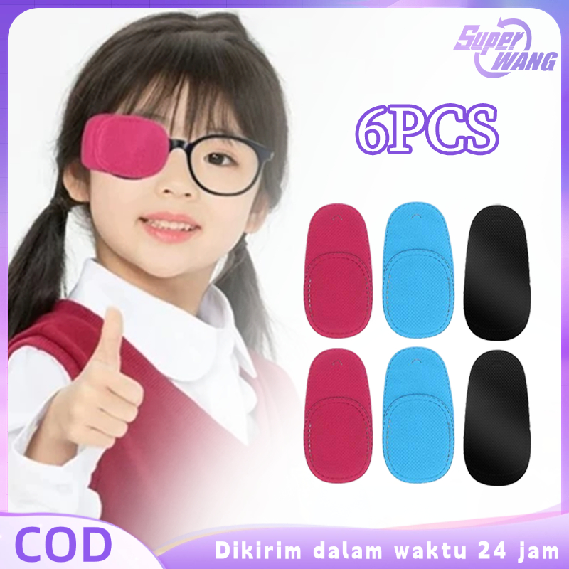 6pcs Penutup Mata Terapi Mata Malas Universal Penutup Mata Terapi Lazy Eye Patch Penutup Mata Juling
