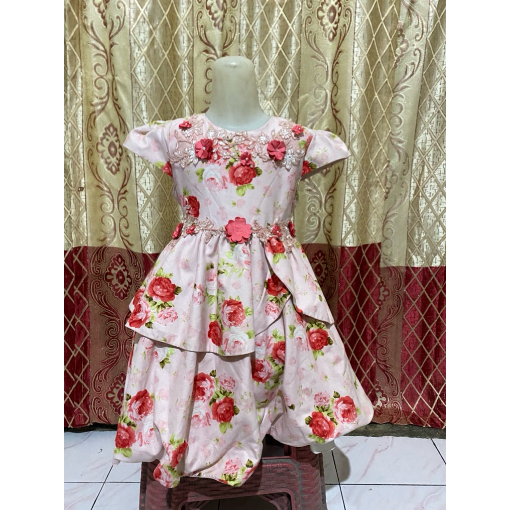 DRESS PINK BUNGA