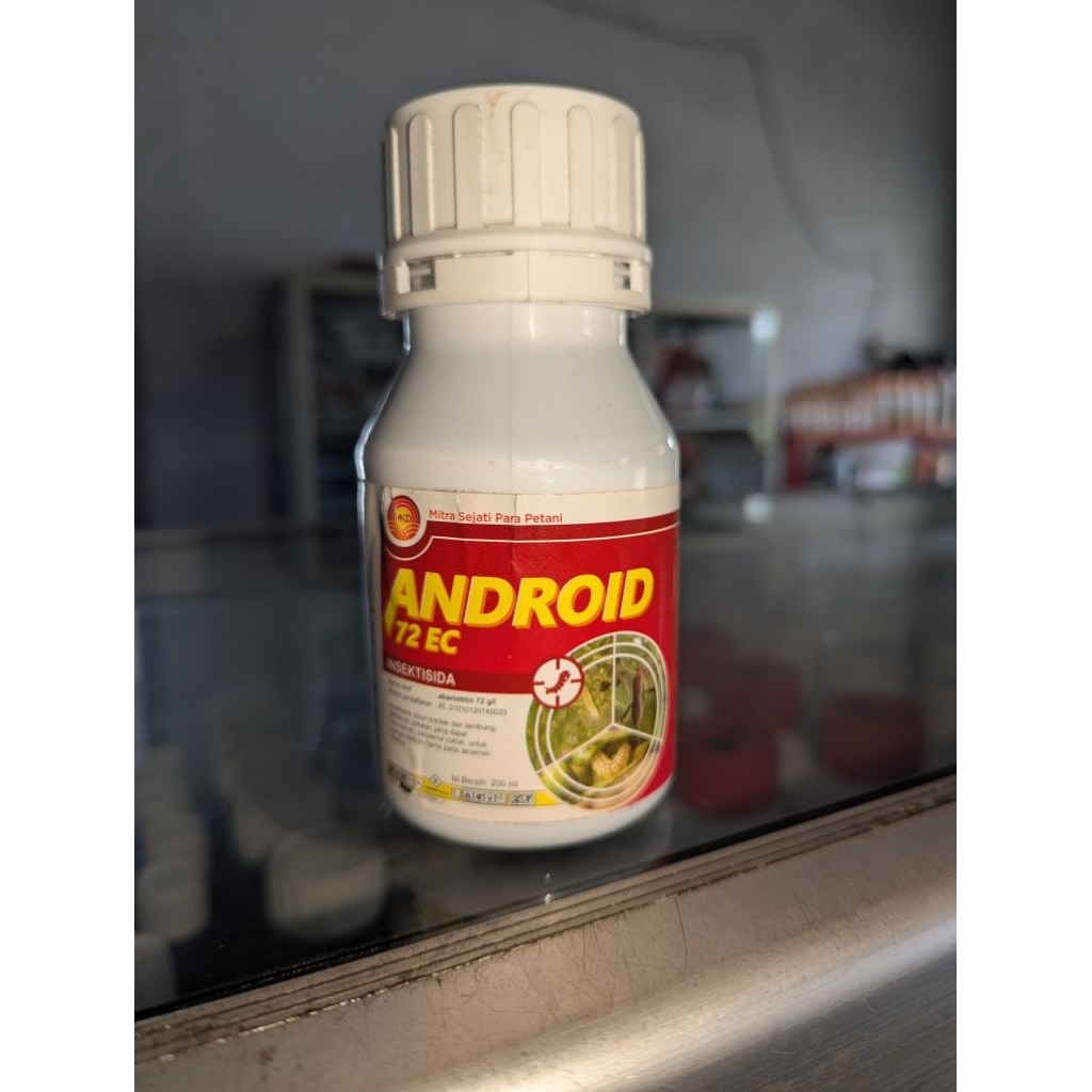 ANDROID 72 EC 200ml – Insektisida Abamektin 72 g/l Pembasmi Hama Thrips, Tungau & Ulat Tanaman
