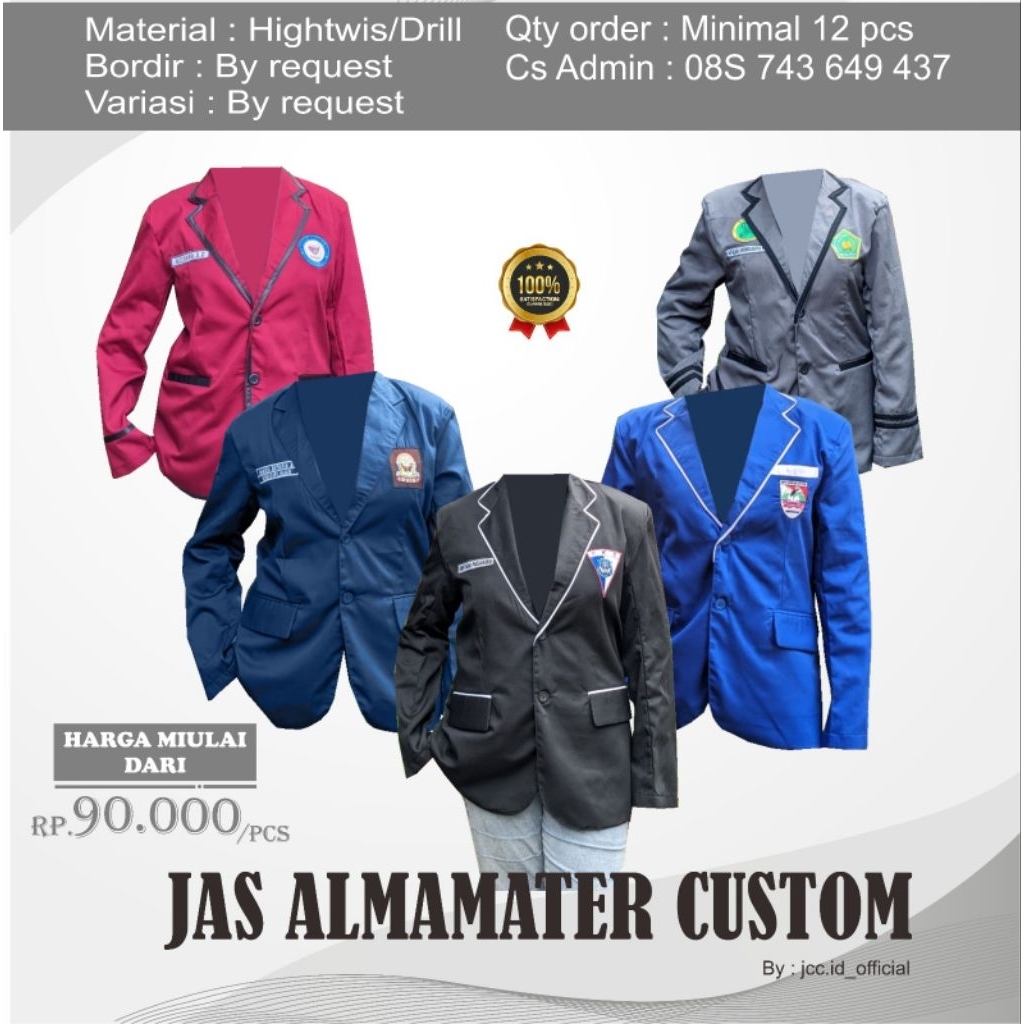 JAS ALMAMATER PESANTREN, YAYASAN, JAS OSIS, SEKOLAH, JAS BERKUALITAS