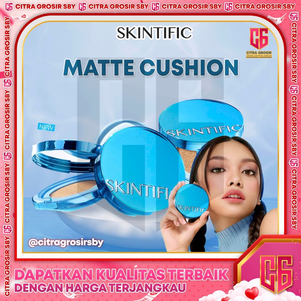SKINTIFIC Perfect Stay Velvet Matte Cushion || Skintific BB CC Cream Oil-Control Waterproof