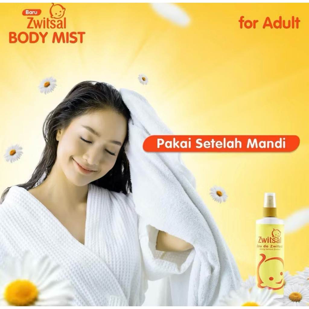 ZWITSAL PARFUM EAU DE ZWITSAL / WANGI LEMBUT KHAS SWITSAL UNTUK DEWASA